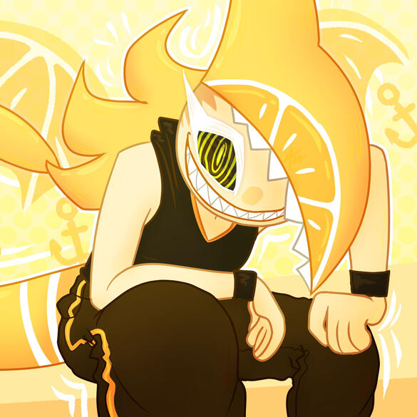 Lemon Shark Cookie